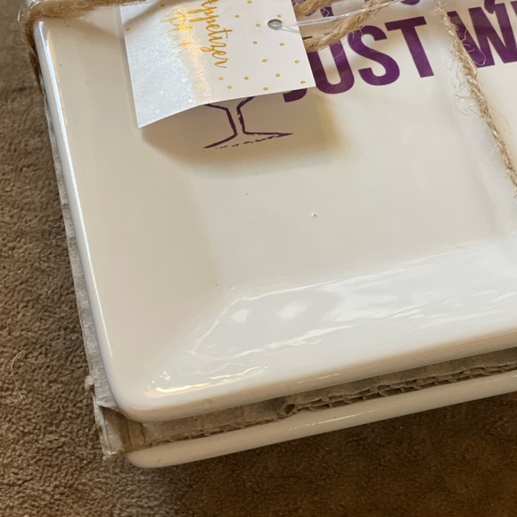 Appetizer Plates 2pc — ‘Don’t Complain Just Wine’ - Picture 9 of 13
